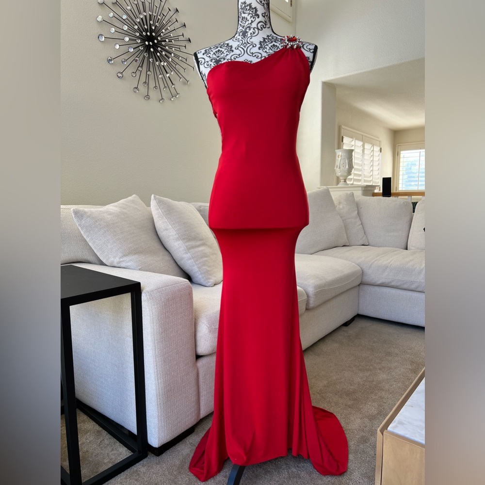 Red Long Dress Size S